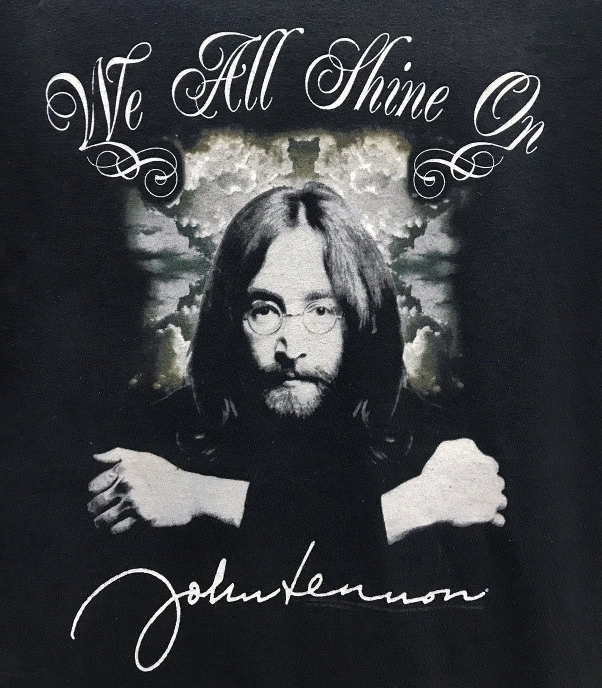 Hanes × Vintage Vintage Hanes John Lennon We All Shine On Shirt Size US L / EU 52-54 / 3 - 3 Thumbnail
