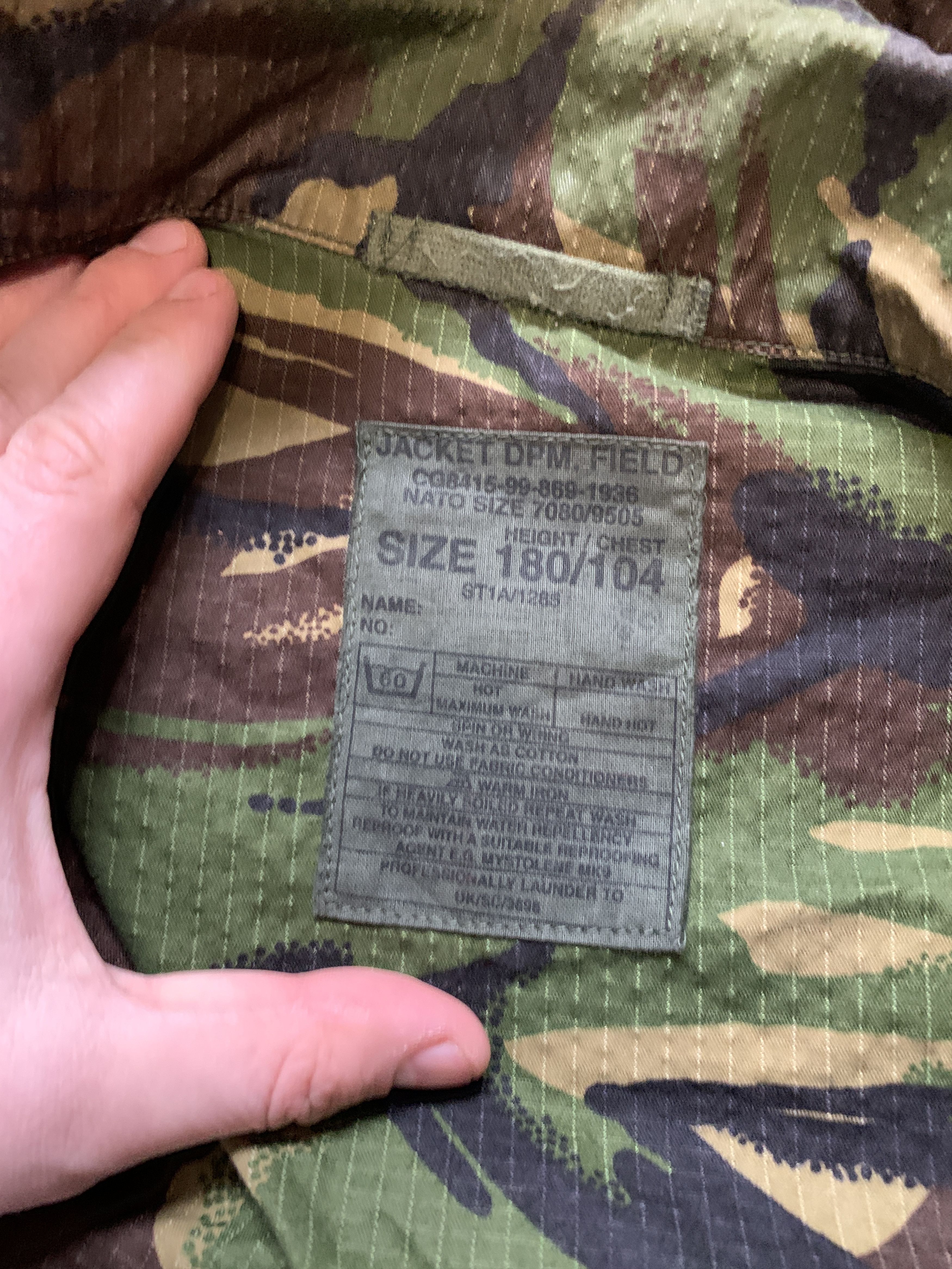 Other Vintage Military Jacket DPM Field Size US XL / EU 56 / 4 - 7 Thumbnail