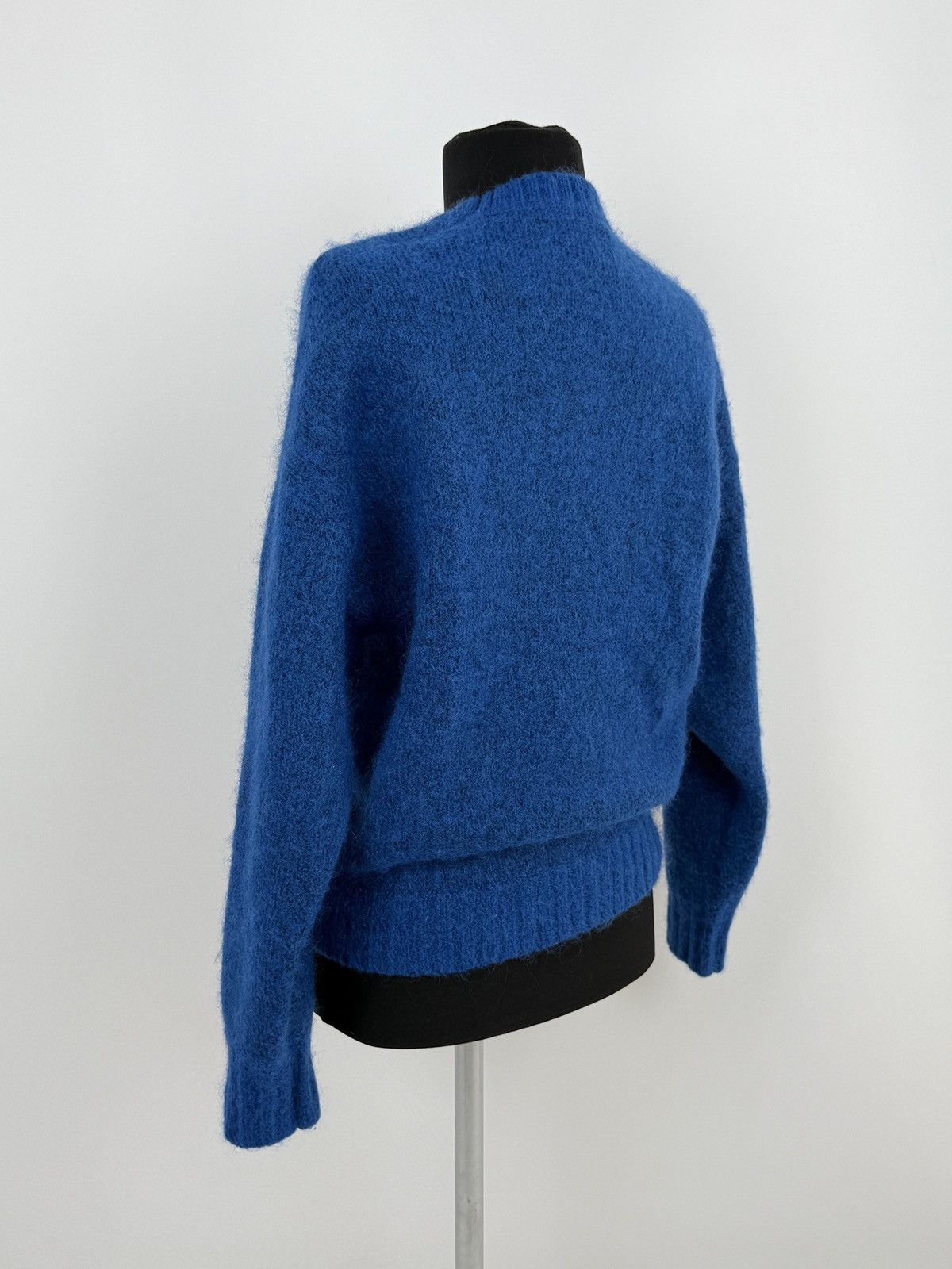 Samsoe Samsoe Samsoe Samsoe Eti Super Blue Wool Blend Crewneck Sweater XS Size XS / US 0-2 / IT 36-38 - 2 Thumbnail