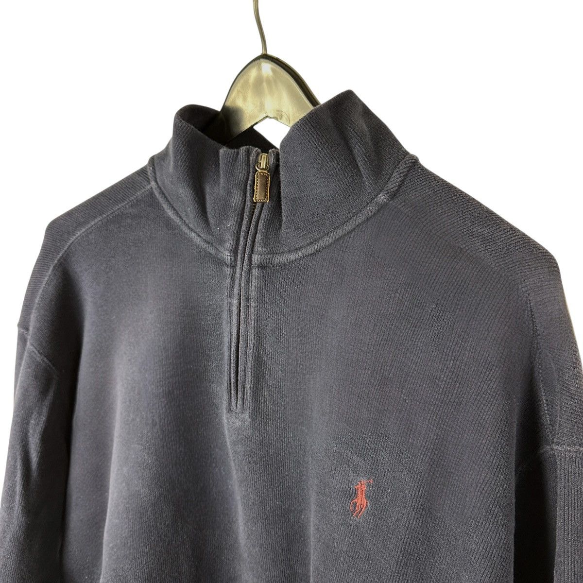 Polo Ralph Lauren Mens Y2K Polo Ralph Lauren Blue Quarter Zip Sweater Size US XXL / EU 58 / 5 - 6 Thumbnail