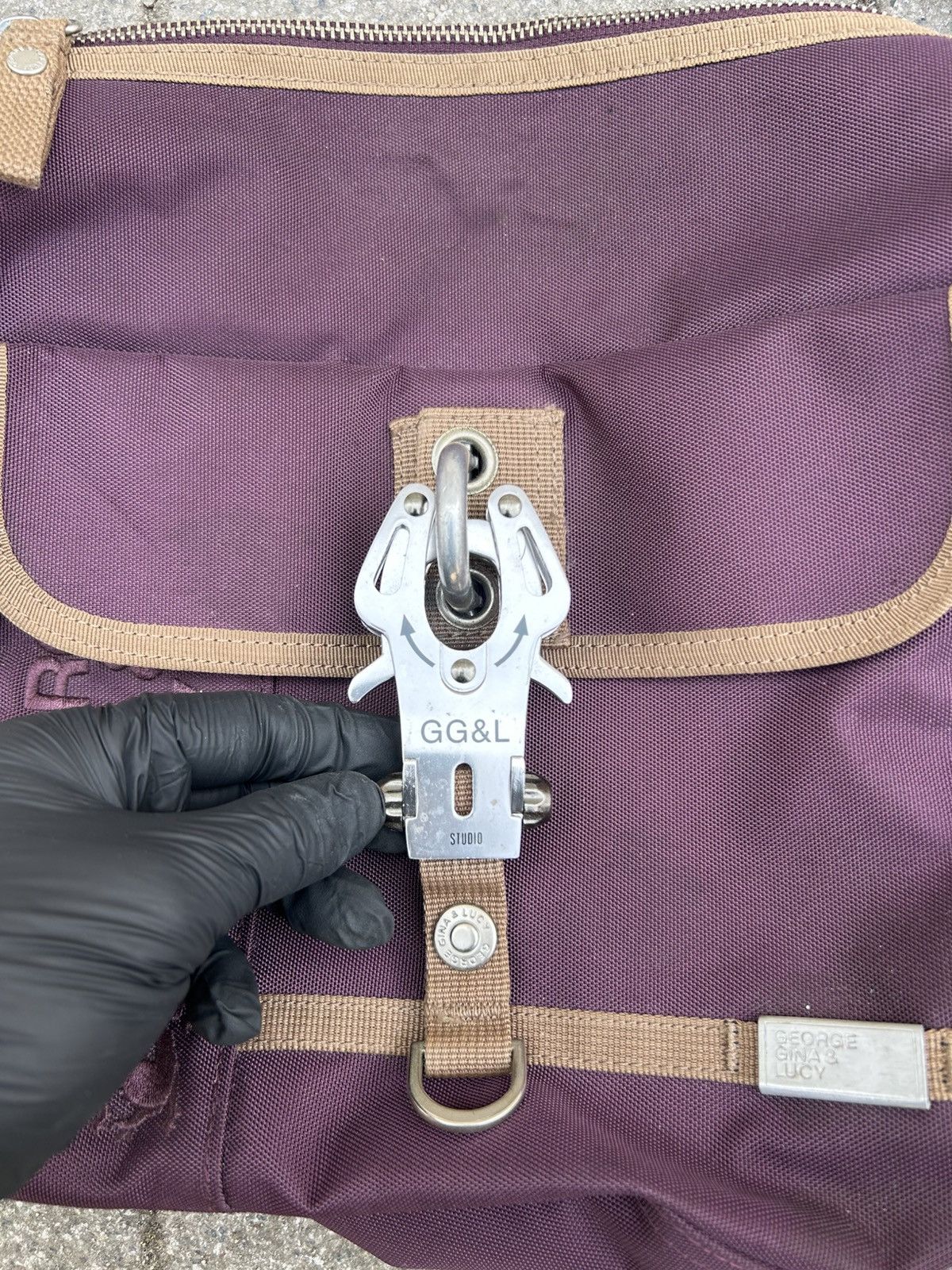 George Gina & Lucy George Gina Lucy purple Mr. Postman crossbody Bag GGL Size ONE SIZE - 3 Thumbnail