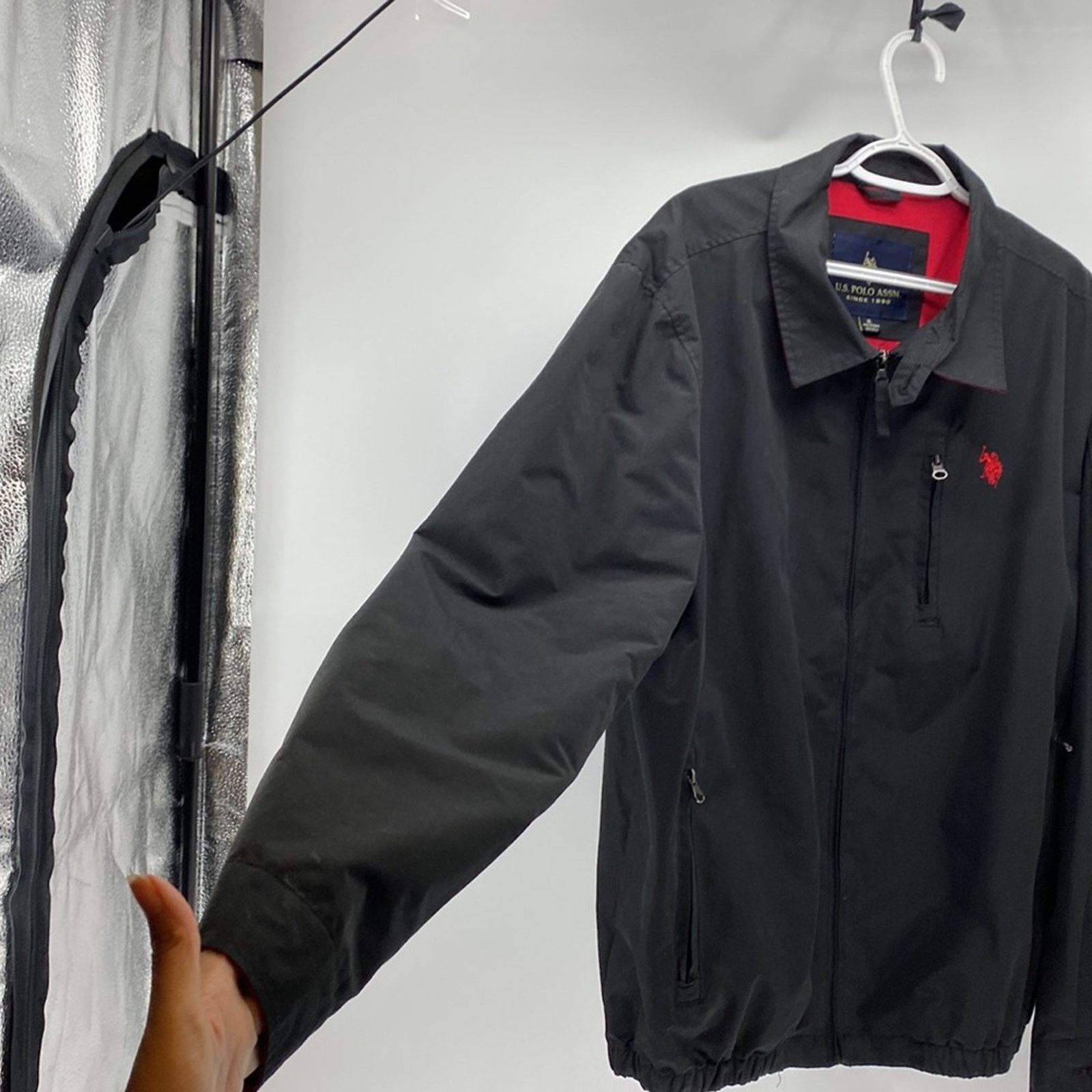U.S. Polo Assn. U.S POLO ASSN bayport jacket black red logo classic sz XL Size US XL / EU 56 / 4 - 6 Thumbnail