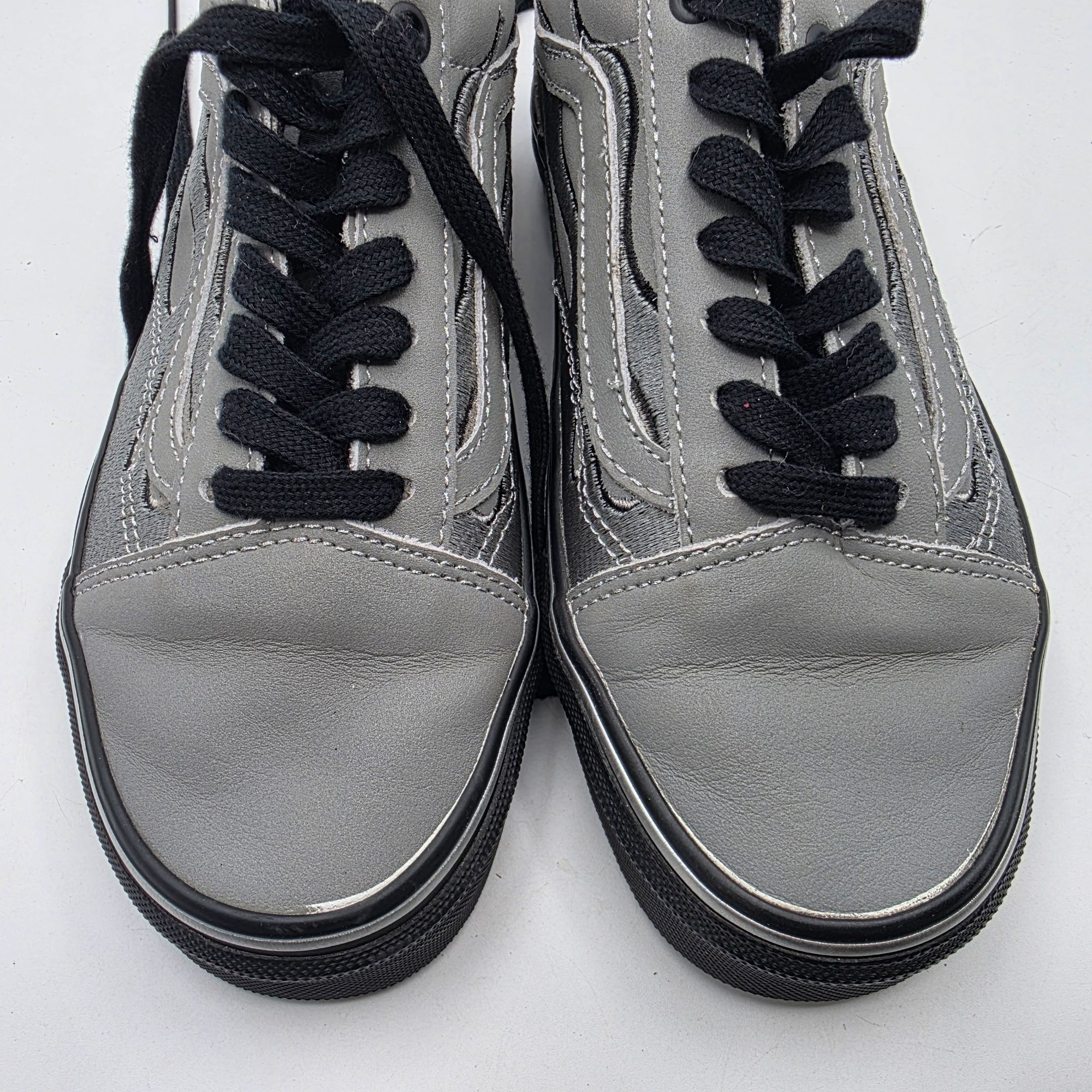 Vans Vans X ASAP Rocky Womens Size 7 Silver Black Sneakers Flame Size US 7 / IT 37 - 9 Thumbnail