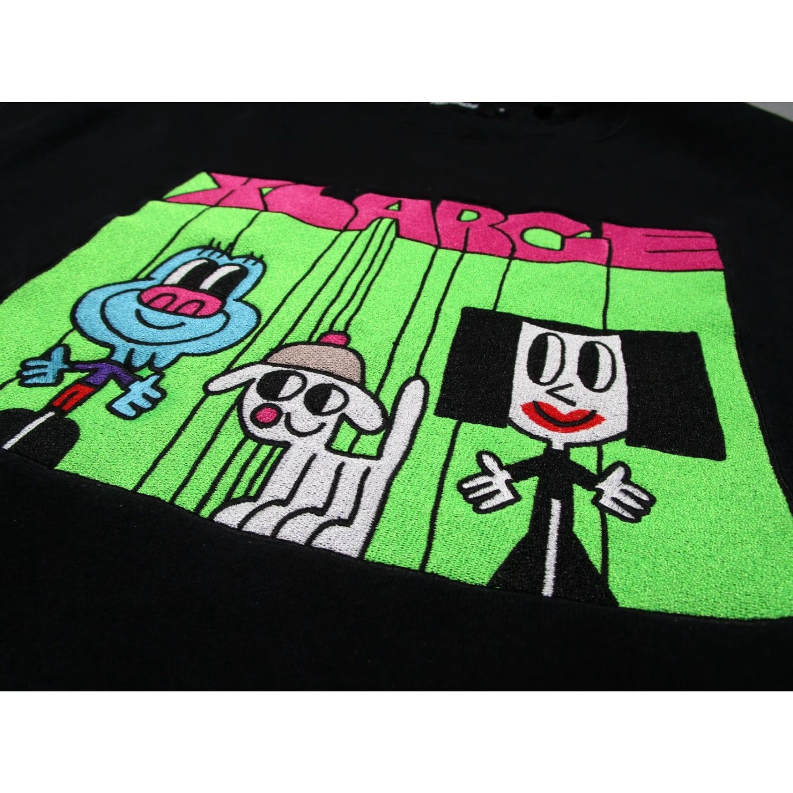 Vintage XLARGE TIM COMIX 2022 Men's Black Long Sleeve Pullover Sweatshirt with Embroidered Graphic on Front - Cotton Blend - Pullover - M Size US M / EU 48-50 / 2 - 4 Thumbnail
