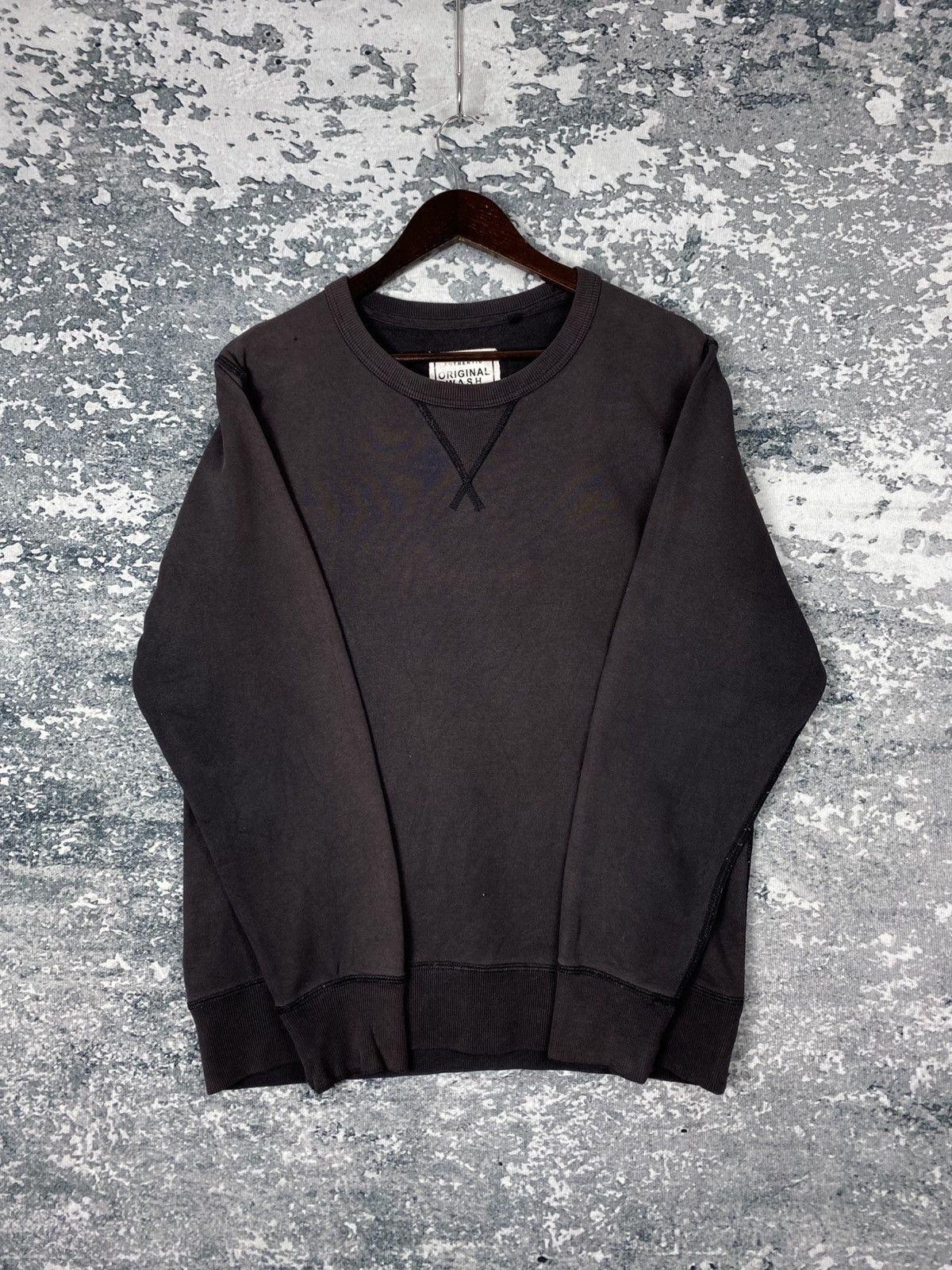 Lemaire × Uniqlo Vintage Uniqlo Crewneck Faded Sweatshirts Size US L / EU 52-54 / 3 - 5 Thumbnail