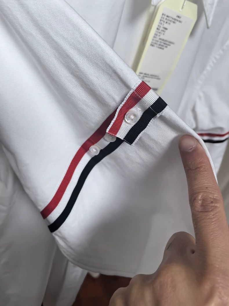 Thom Browne Thom browne Striped shirt with armband 2504-Nextarrow Size US L / EU 52-54 / 3 - 3 Thumbnail
