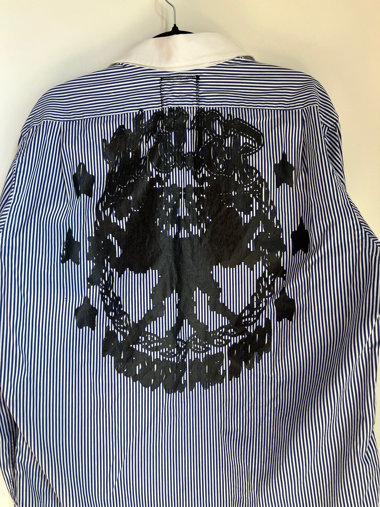Other Made by Atelier Striped Screenprint Patched Shirt XL Size US XL / EU 56 / 4 - 7 Thumbnail