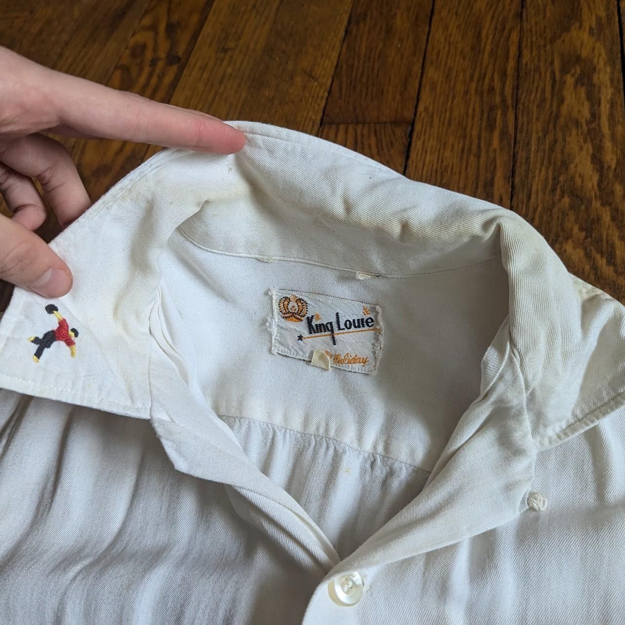 Vintage Vintage 50's Knights of Columbus Bowling Shirt Size US M / EU 48-50 / 2 - 4 Thumbnail