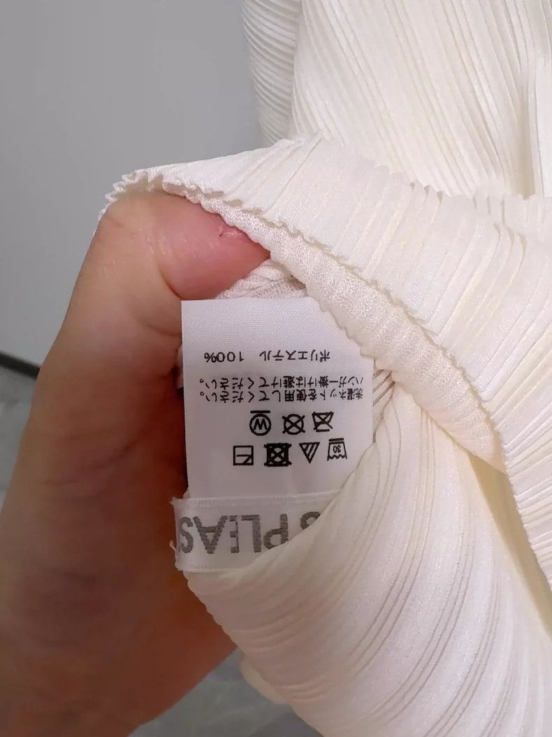 Issey Miyake issey miyake size:3 Beige long-sleeved top Size XXS / US 00 / IT 34 - 6 Thumbnail
