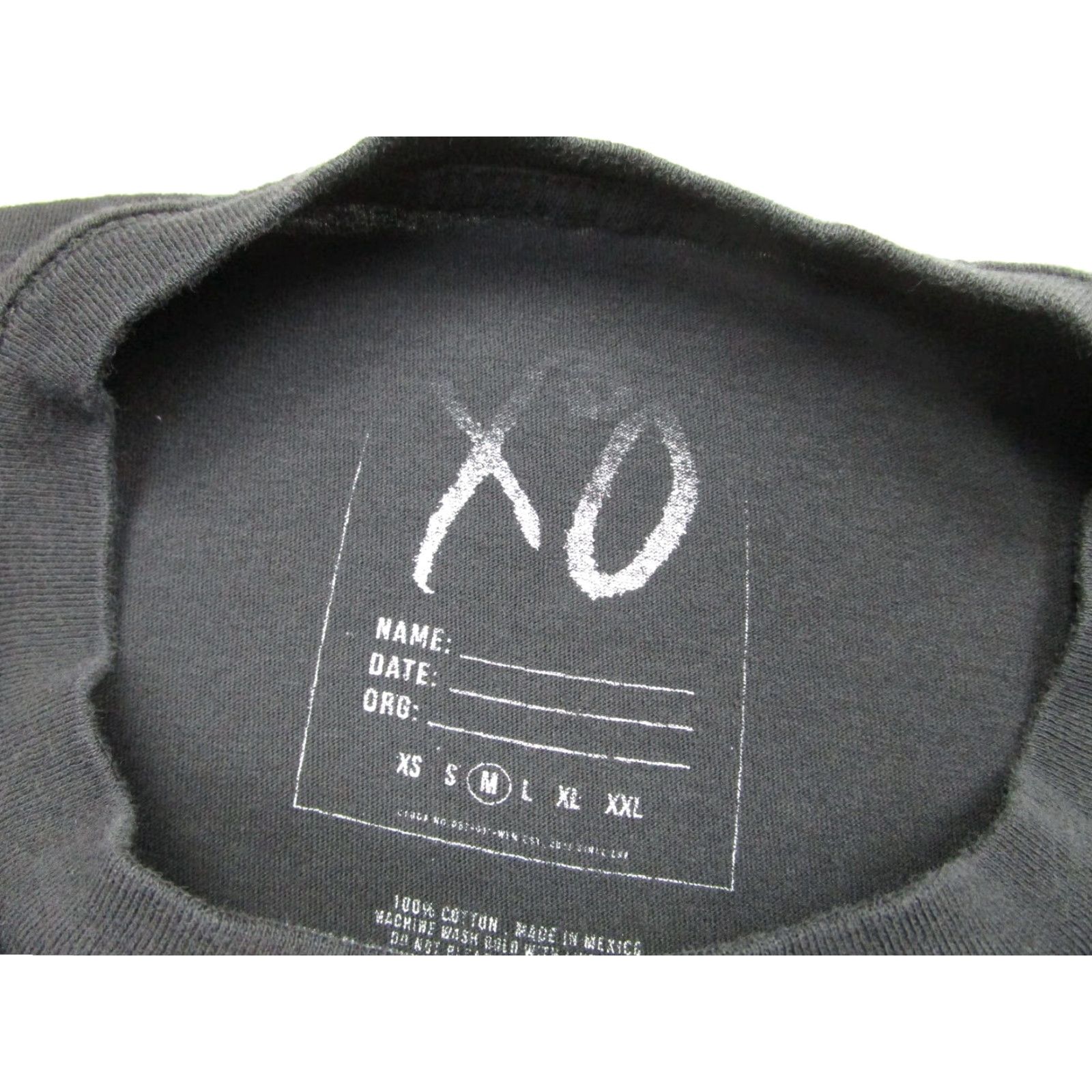 Vintage The Weeknd XO After Hours Shirt Mens Medium Black Red Skull Moon Graphic Tee Size US M / EU 48-50 / 2 - 5 Thumbnail