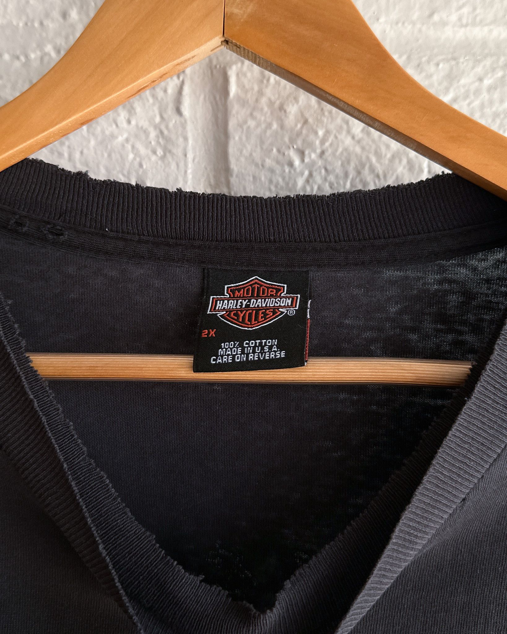 Harley Davidson Thrashed Harley Davidson Lightning Long Sleeve Men's 2XL Size US XL / EU 56 / 4 - 6 Thumbnail