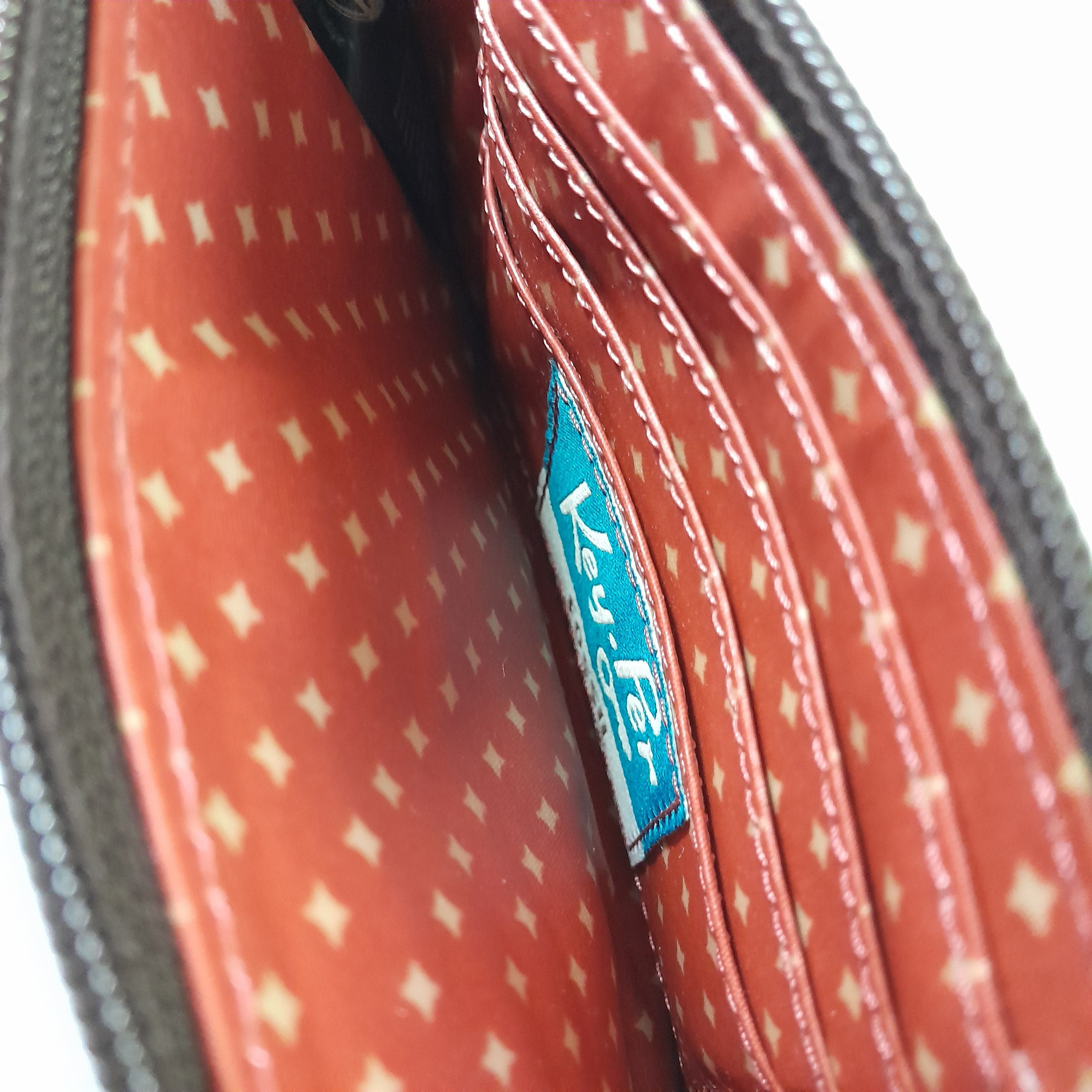 Other Fossil Key Per Coated leather trim zip around wallet clutch Size ONE SIZE - 4 Thumbnail