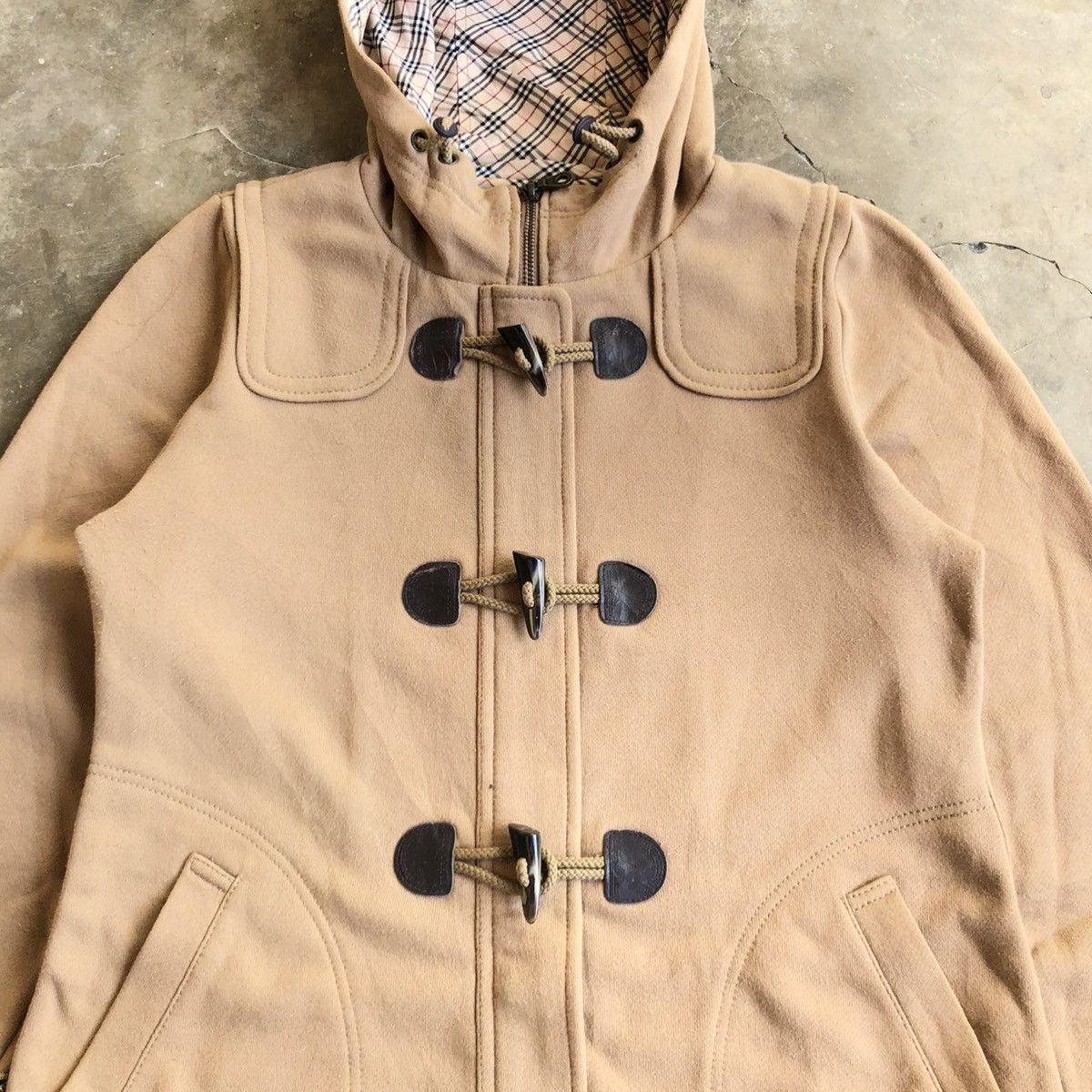 Burberry Vintage Burberry Blue Label Duffle Dreses Jacket With Hoodie Size L / US 10 / IT 46 - 3 Thumbnail