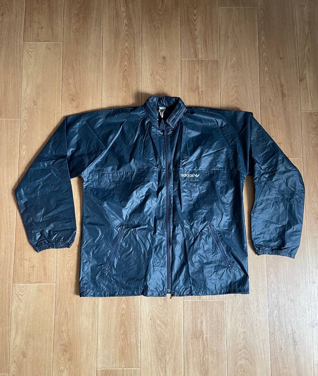 Adidas × Vintage Vintage 90s Adidas Nylon Windbreaker Track Jacket Size US XL / EU 56 / 4 - 2 Thumbnail