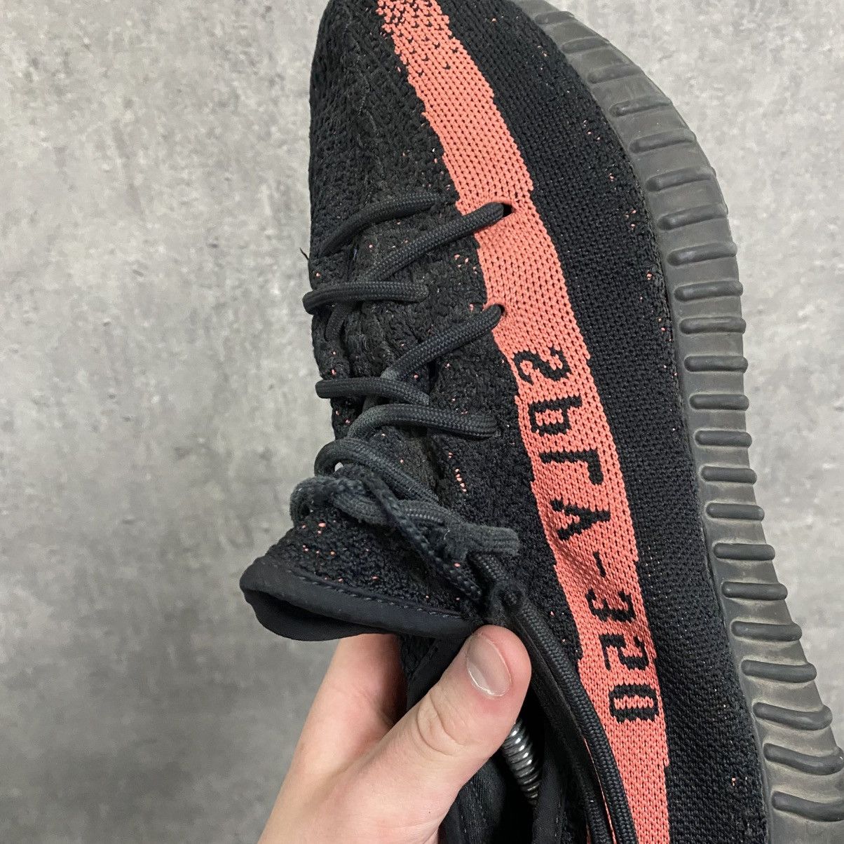 Adidas × Kanye West Adidas Yeezy 350 Boost V2 SPLY Red Size US 12 / EU 45 - 10 Thumbnail