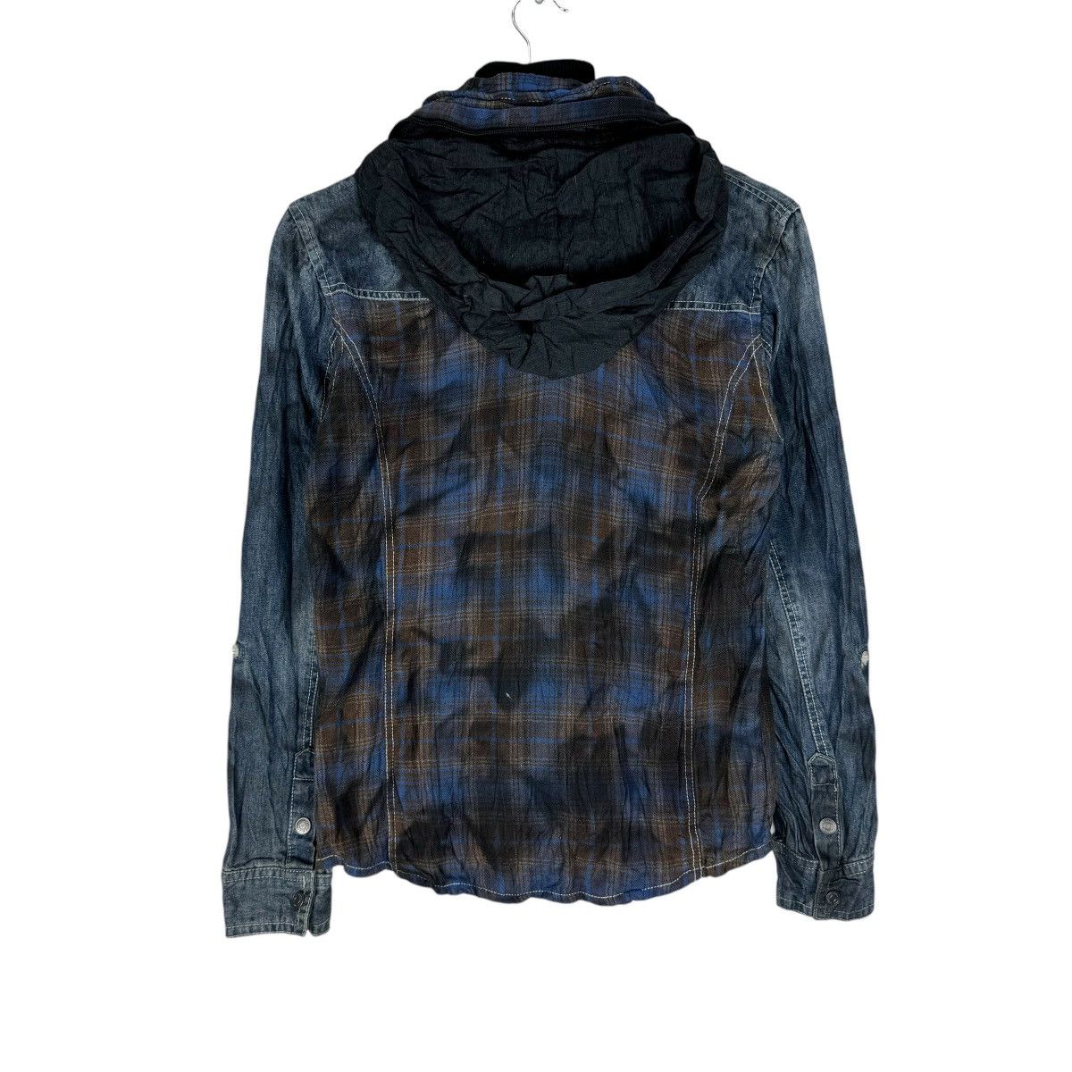 If Six Was Nine ⚡️IN THE ATTIC HOODIE DENIM ZIPPER JACKET Size L / US 10 / IT 46 - 8 Thumbnail