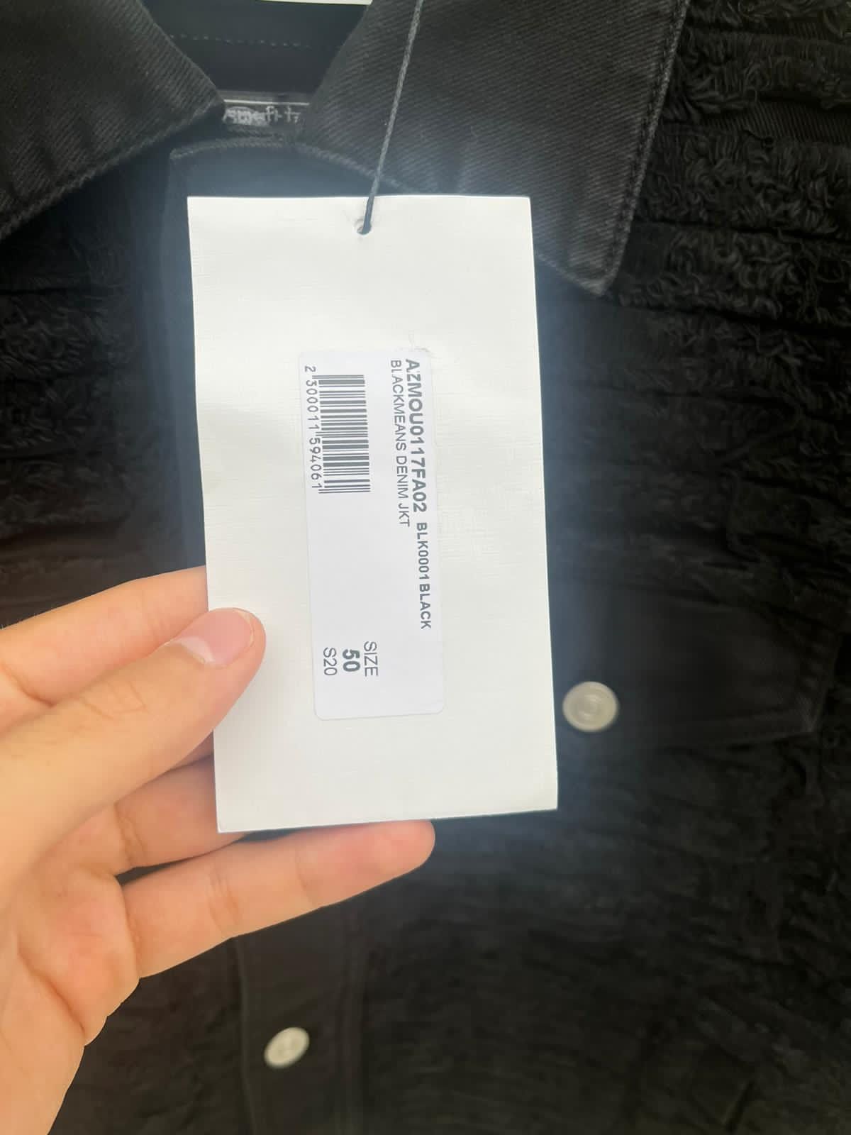 Alyx × Blackmeans Distressed Denim Jacket in Black Size US M / EU 48-50 / 2 - 9 Thumbnail