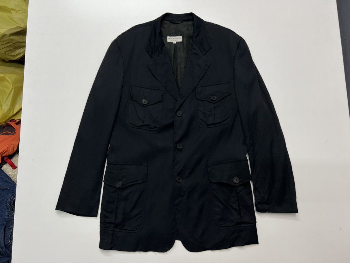Giorgio Armani 🔥GIORGIO ARMANI LE COLLEZIONI 4 POCKET JACKET Size US L / EU 52-54 / 3 - 1 Thumbnail