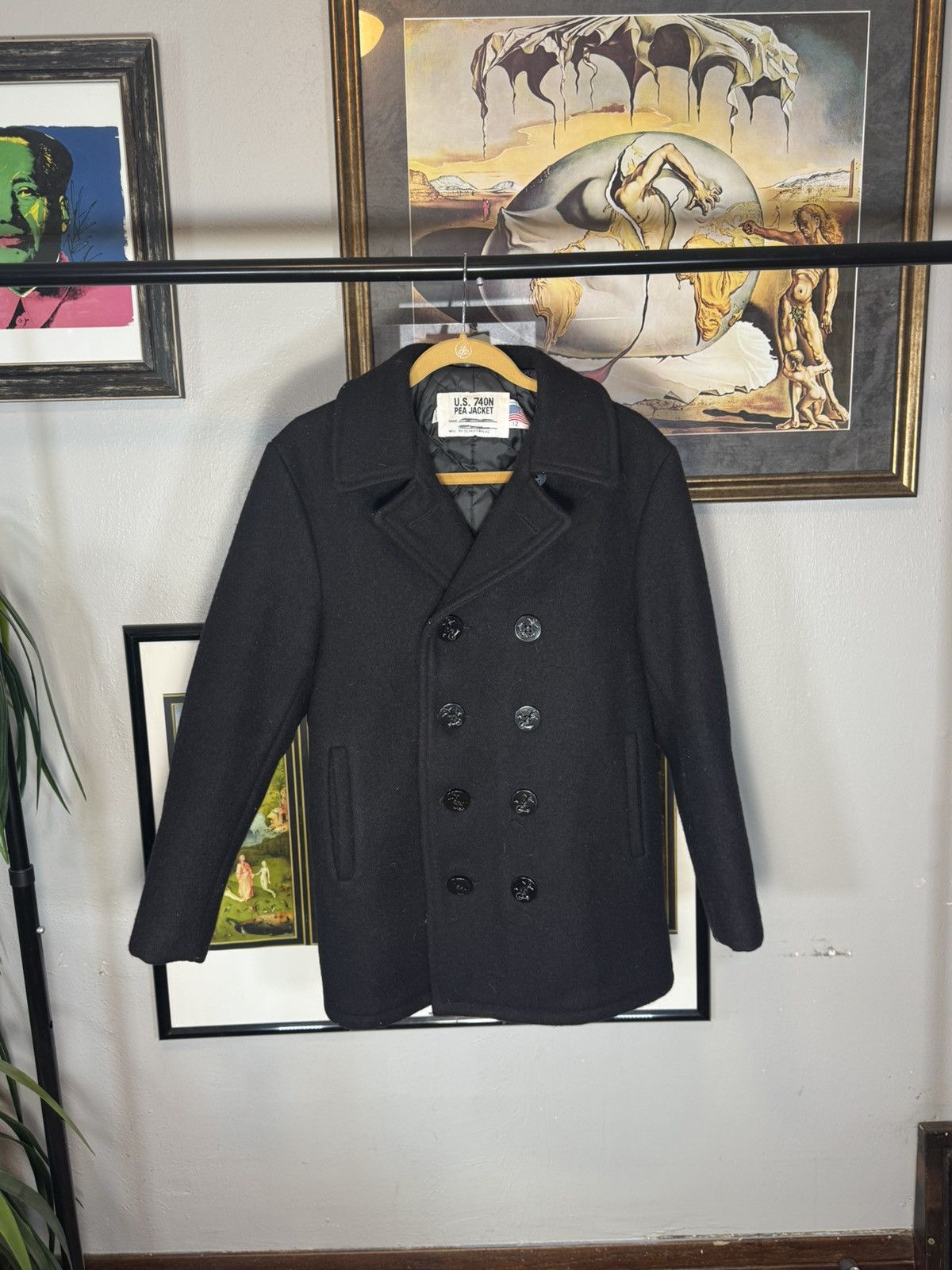 Schott Vintage U.S. 740N Pea Coat by Schott NYC Womens Sz 12 Size XL / US 12-14 / IT 48-50 - 1 Thumbnail