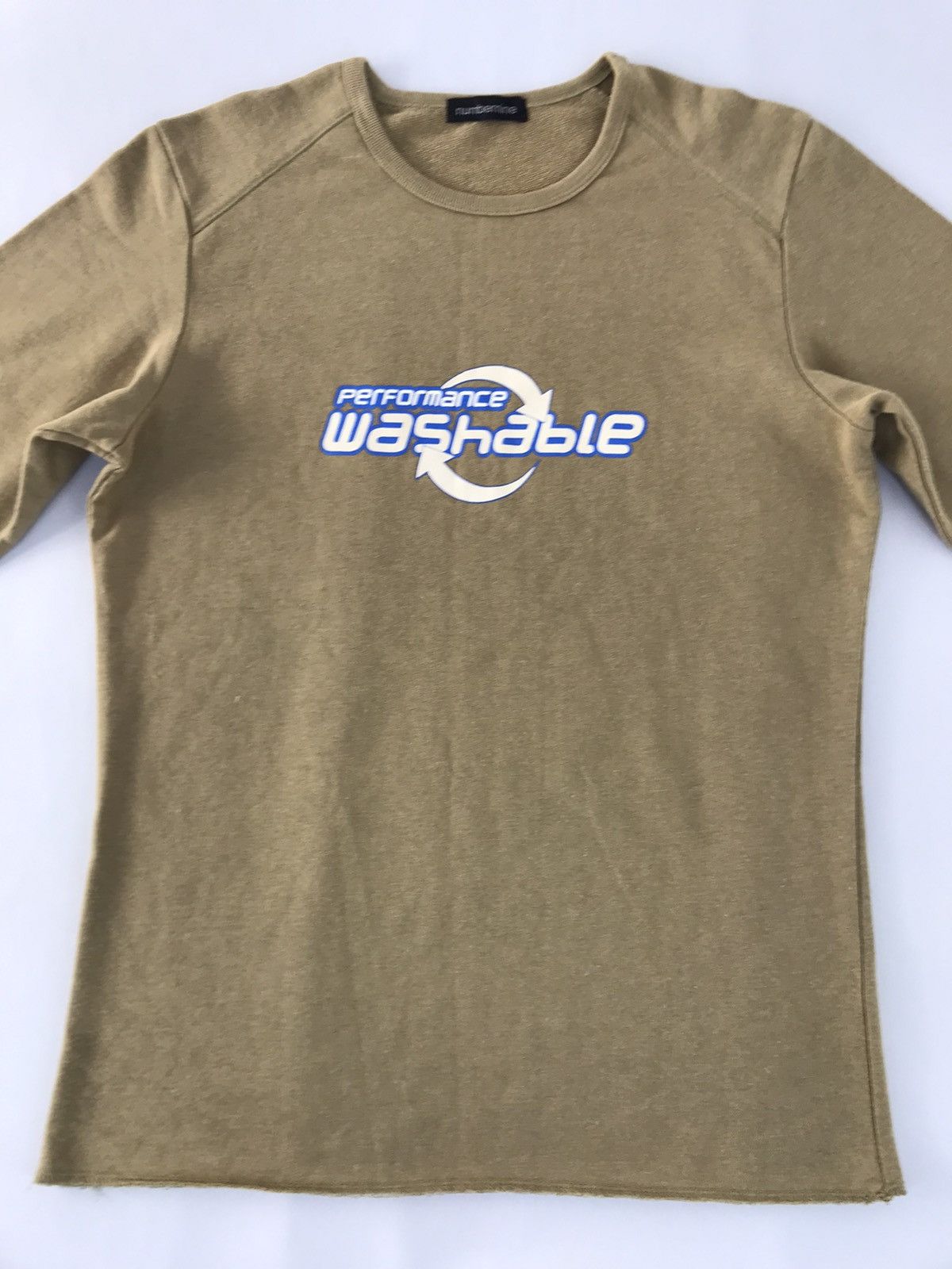 Japanese Brand × Number (N)ine Numbernine Perfomance Washable 3 Quater Longsleeve Tee Size US S / EU 44-46 / 1 - 3 Thumbnail