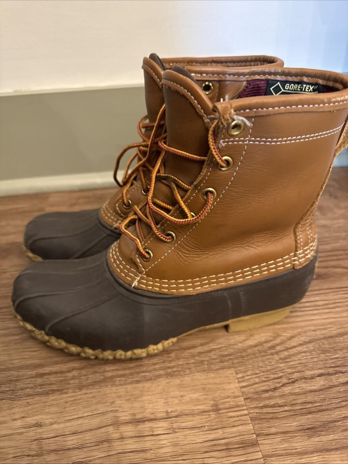 L.L. Bean LL Bean Boots 8” GORE-TEX Thinsulate Leather Duck Boots Size US 7 / EU 40 - 3 Thumbnail