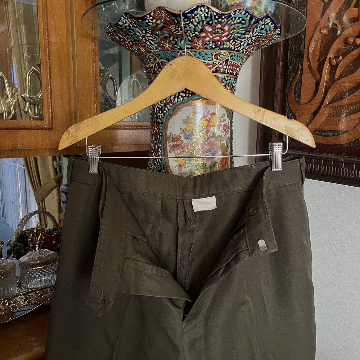 Vintage Vintage 2003 Singapore Armed Forces SAF Green Trouser Size US 35 - 5 Thumbnail