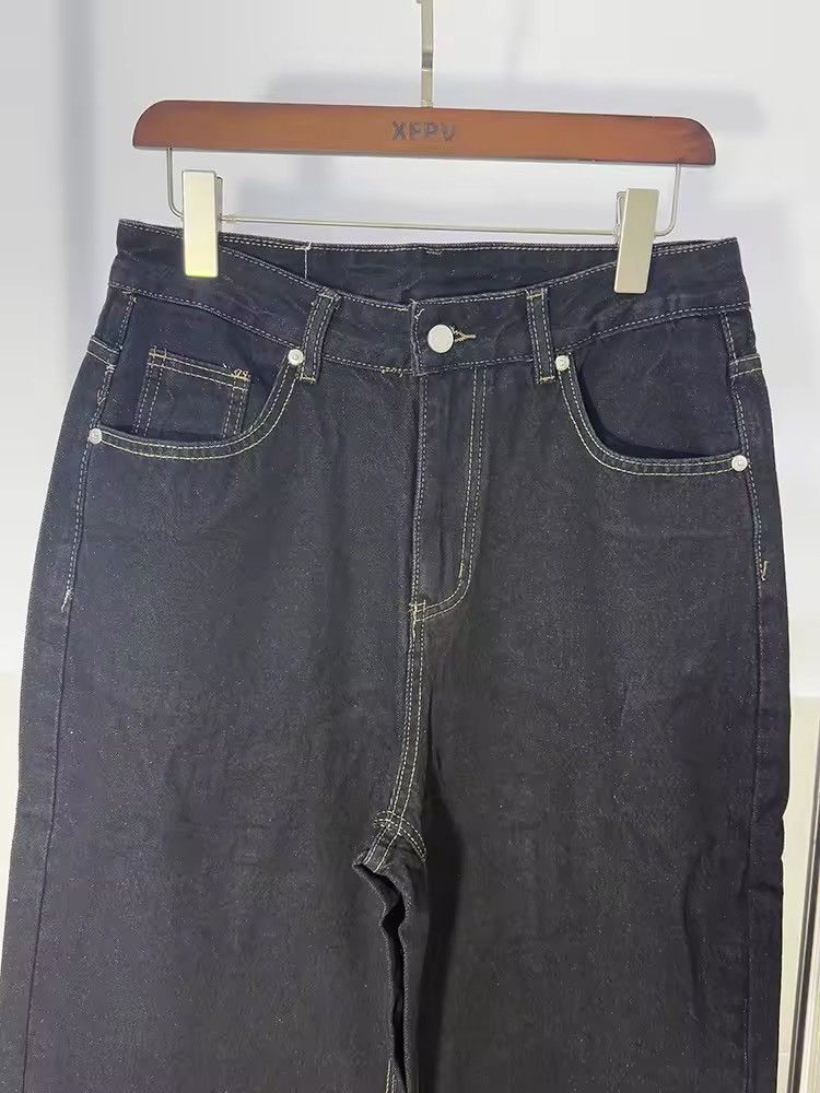 Japanese Brand Raw black denim Size US 30 / EU 46 - 5 Thumbnail