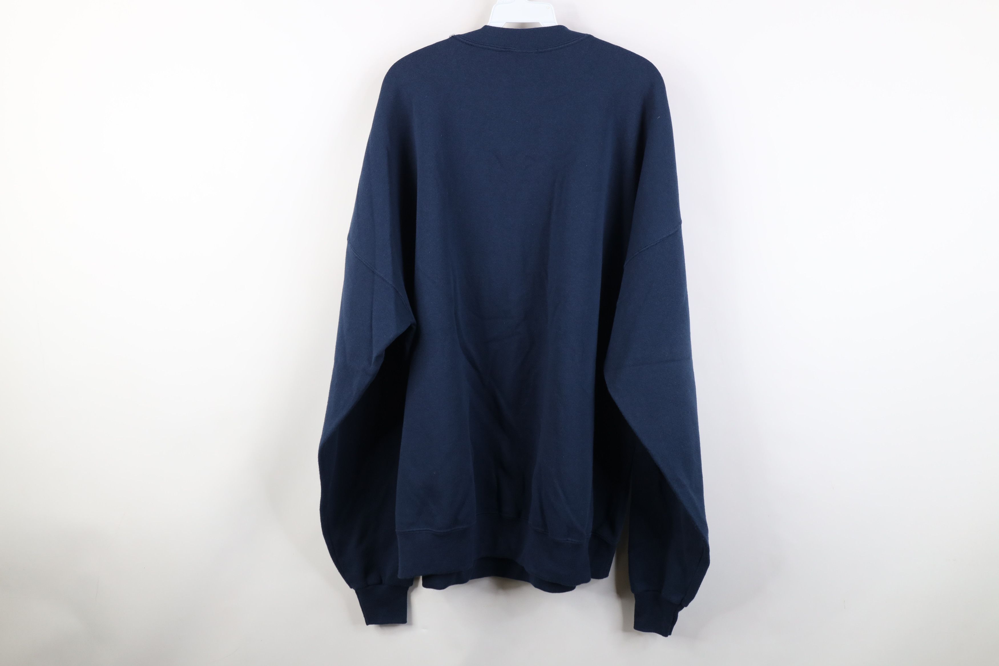 Vintage Vintage 90s Christian Patch Noahs Ark Sweatshirt Blue USA Size 4XL / US 24-26 - 10 Thumbnail