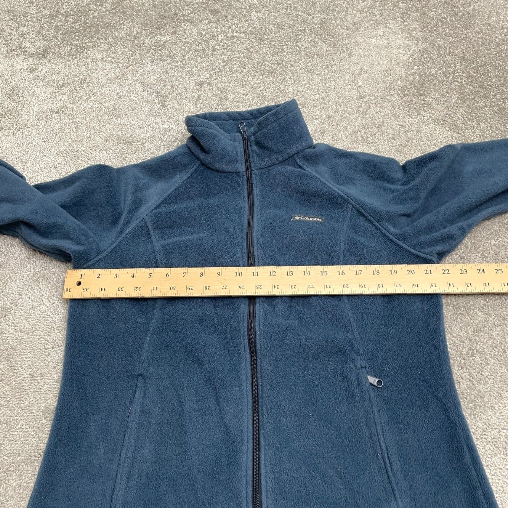 Vintage Columbia Jacket Womens XL Blue Benton Springs Fleece Full Zip Pockets Hiking Size XL / US 12-14 / IT 48-50 - 7 Thumbnail