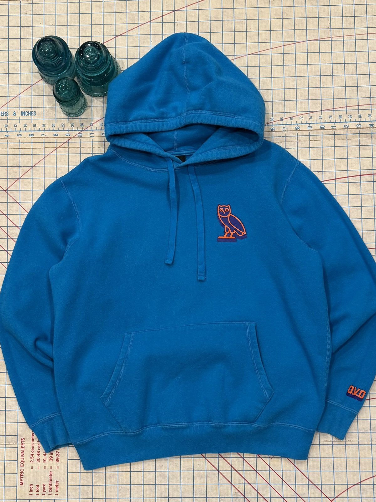 October's Very Own Octobers Very Own OVO Blue Hoodie Mens Medium Made in Canada Size US M / EU 48-50 / 2 - 2 Thumbnail