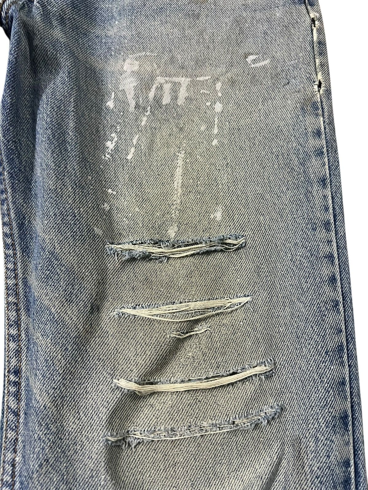 Levi's Flare jean Vintage Levi’s 517 Distress Painted Faded Jean Size US 32 / EU 48 - 6 Thumbnail