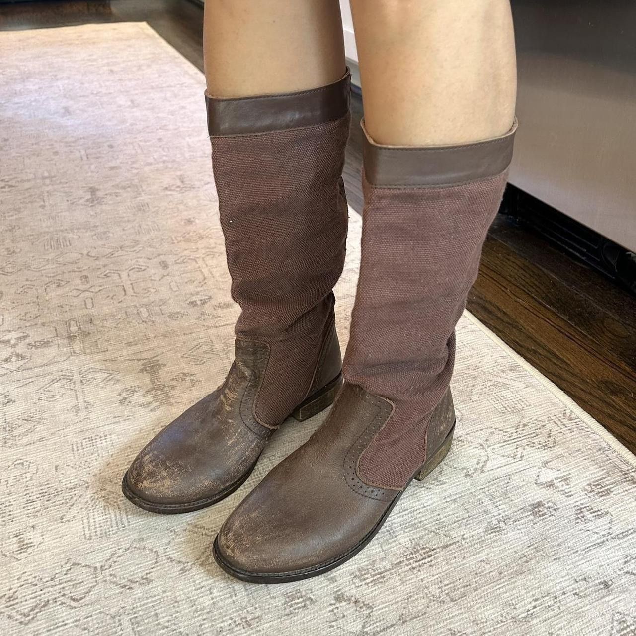 Diesel × Vintage brown diesel boots Size US 7.5 / IT 37.5 - 2 Thumbnail