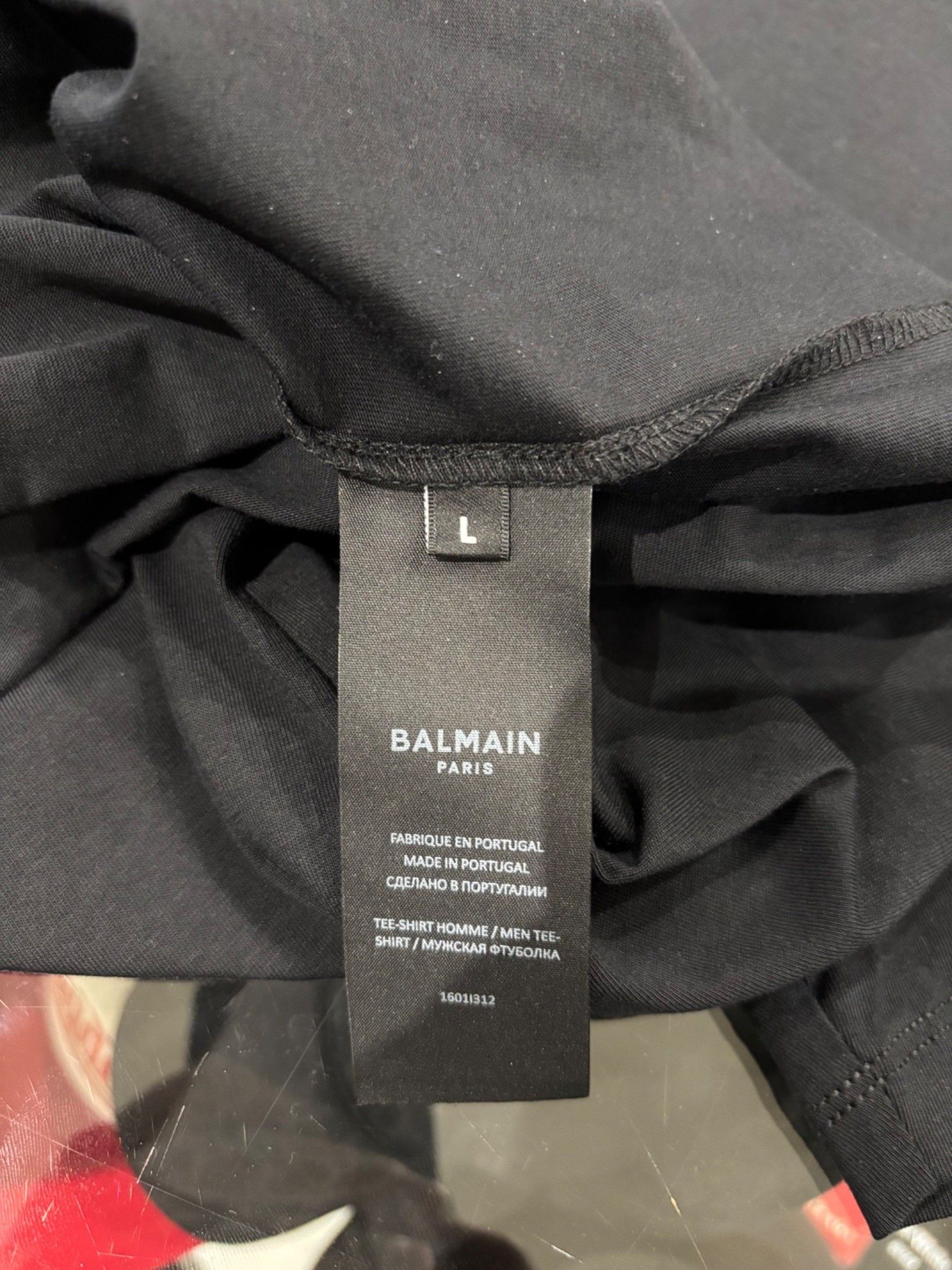 Balmain Balmain Logo Print Shirt Black Size US L / EU 52-54 / 3 - 5 Thumbnail