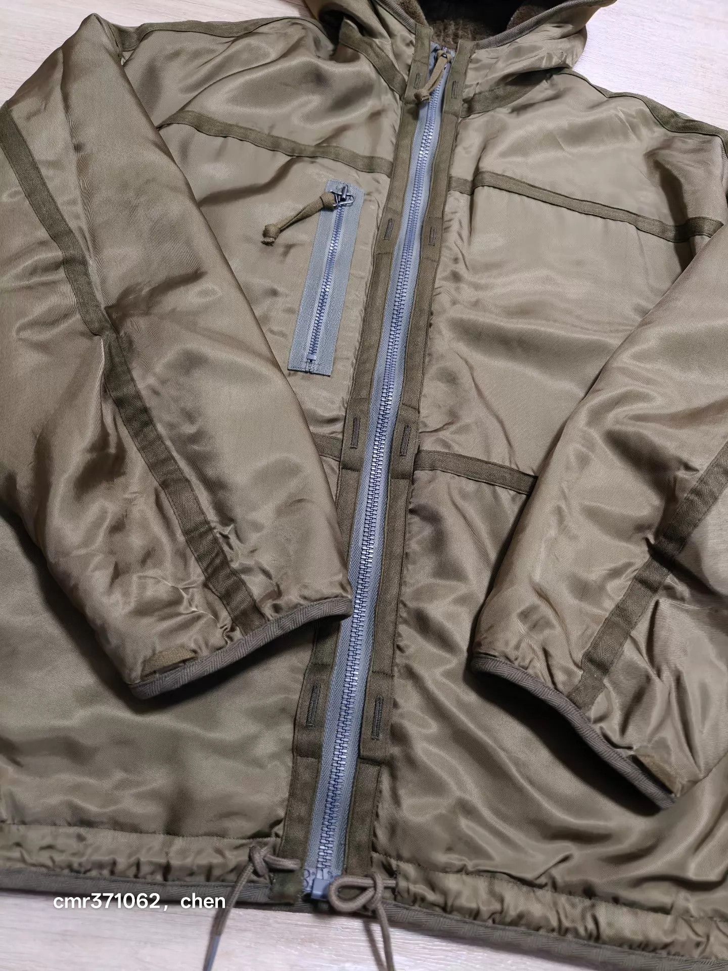 Visvim VISVIM 22aw GREELY COMBAT PARKA F.Z. Khaki 2-Way Wool Fleece Size US M / EU 48-50 / 2 - 6 Thumbnail