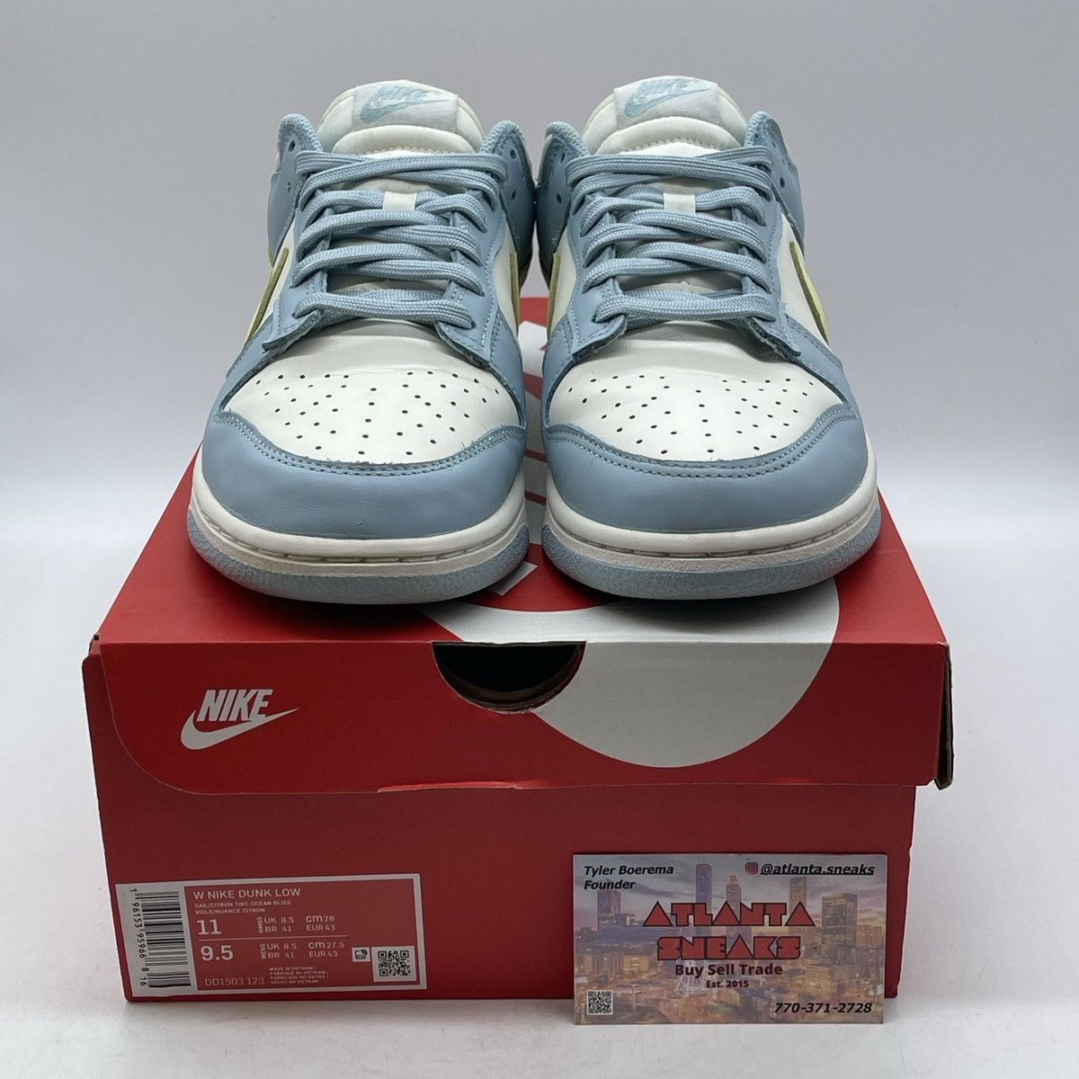 Nike Wmns dunk low ocean bliss Size US 11 / IT 41 - 2 Thumbnail