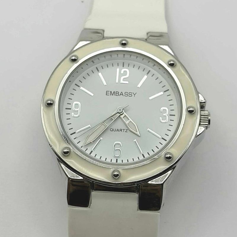Other Silver & White Embassy Men’s Watch Size ONE SIZE - 3 Thumbnail