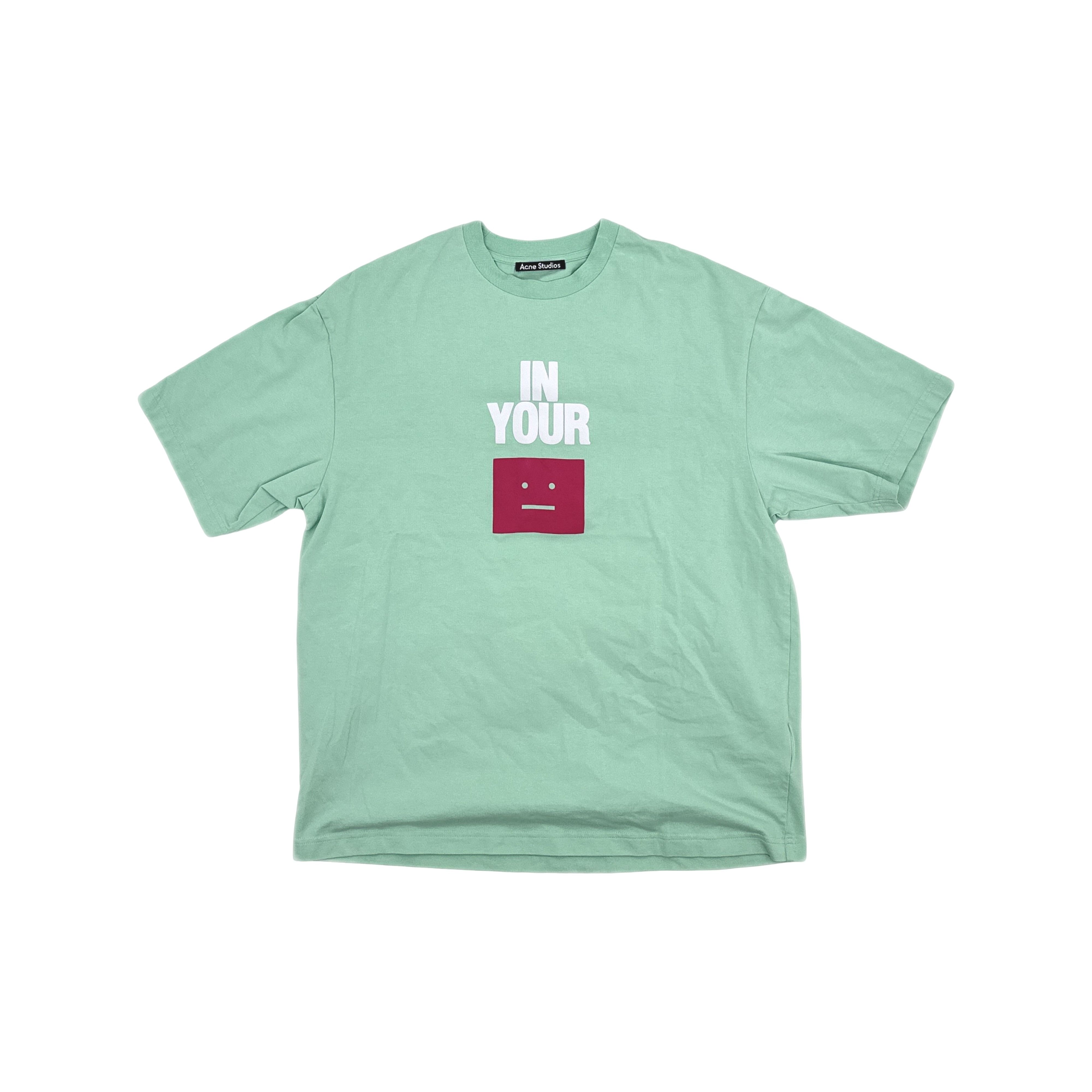 Acne Studios Acne Studios Logo Face Print T-Shirt Size S Size US S / EU 44-46 / 1 - 1 Thumbnail