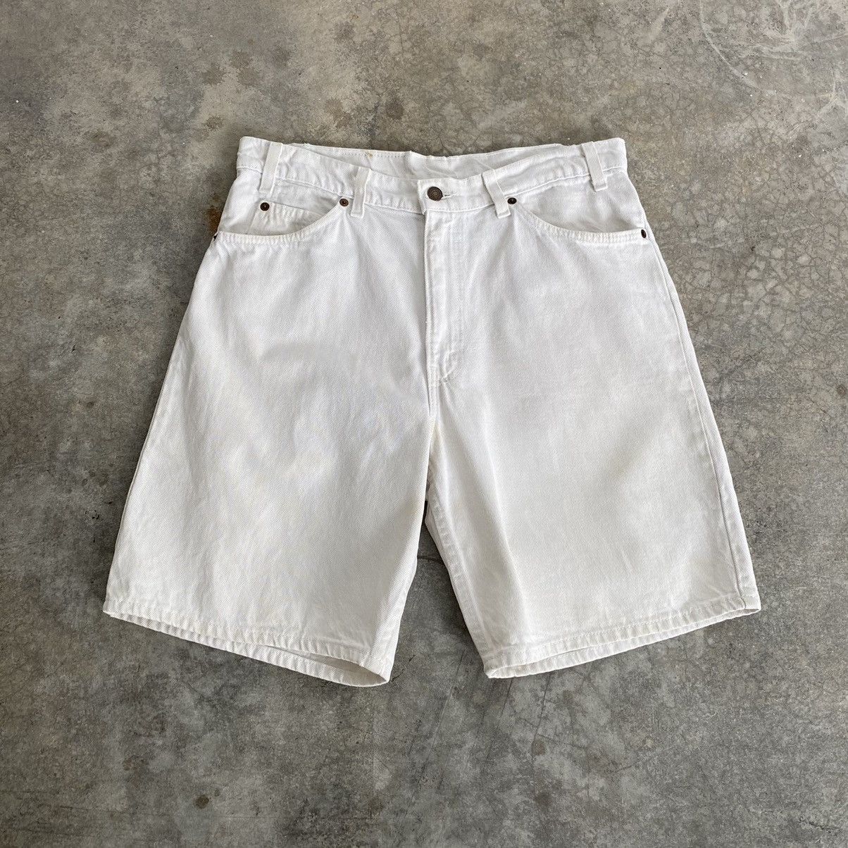 Levi's VTG 90’s Levis 550 Orange Tab Baggy Denim Shorts Jorts Size US 33 - 2 Thumbnail