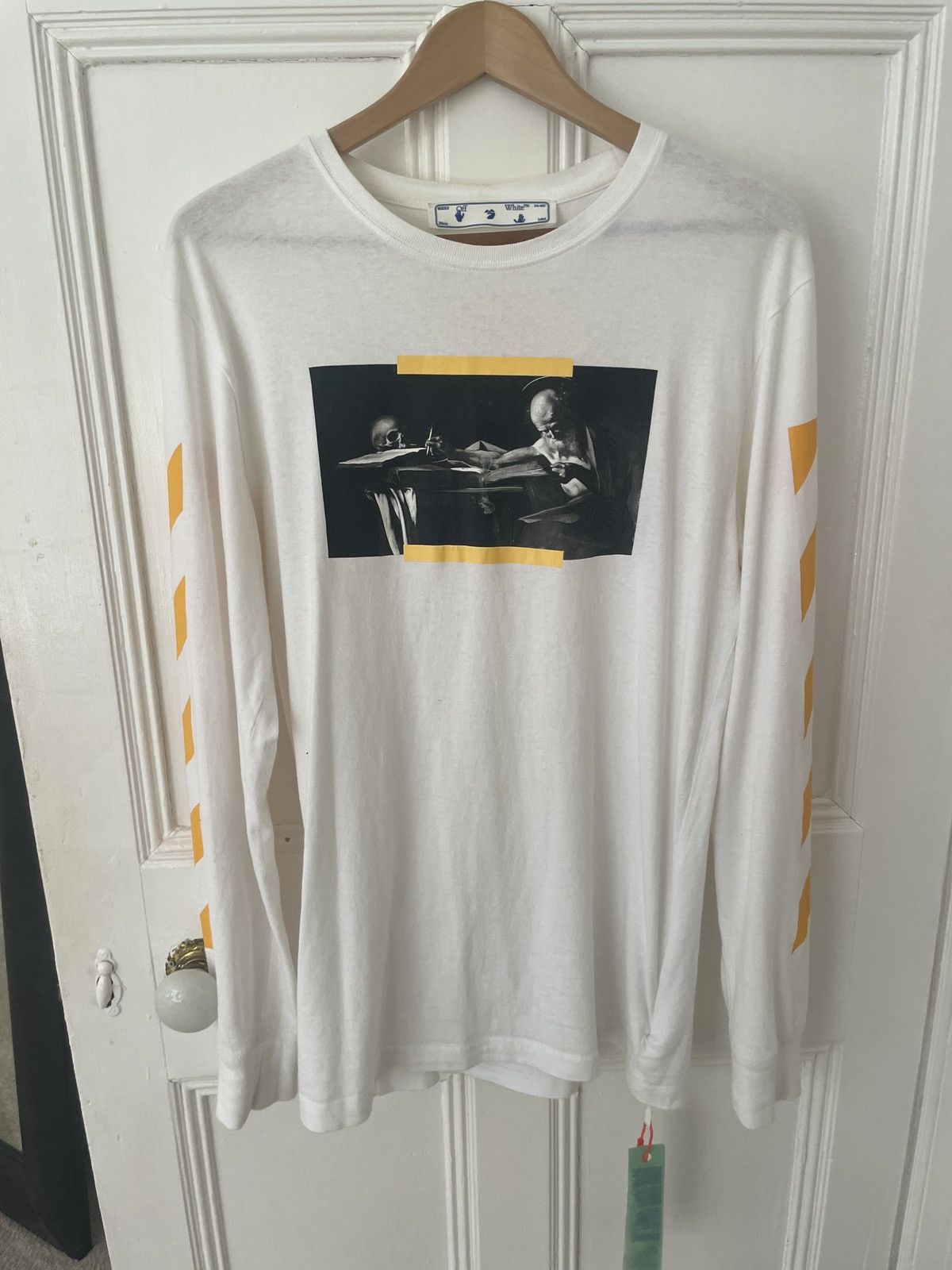 Off-White Off White Long Sleeve Carravagio tee Size US M / EU 48-50 / 2 - 1 Thumbnail