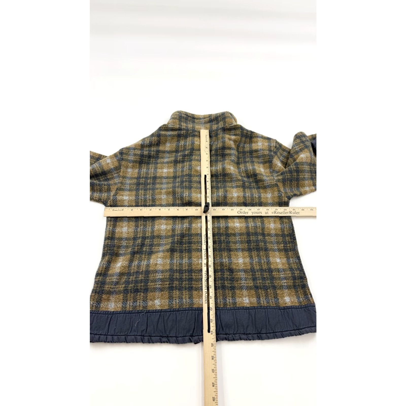 Vintage REI Cooperative Pullover Jacket Mens Medium Brown Plaid Sherpa Fleece Outdoors Hiking Travel Workwear Casual Size US M / EU 48-50 / 2 - 6 Thumbnail