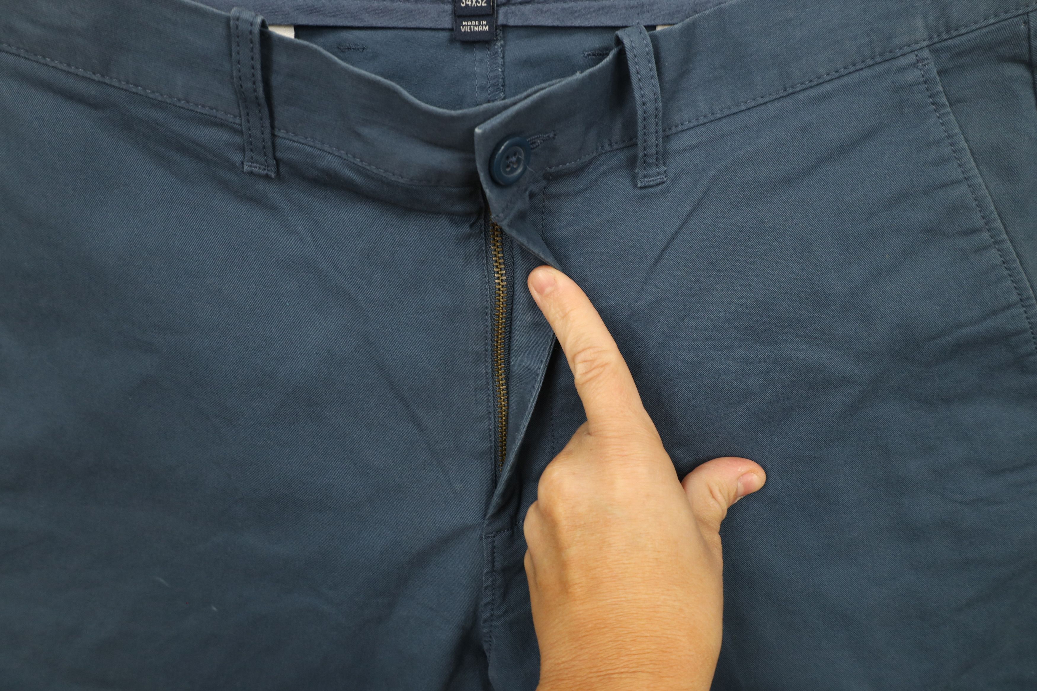 J.Crew × Vintage J Crew Flex Sutton Straight Leg Chinos Chino Pants Blue Size US 34 / EU 50 - 6 Thumbnail