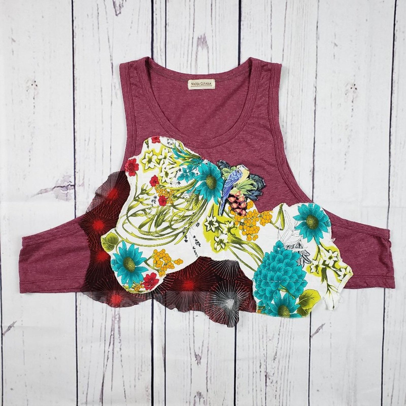 Other Valija Gitana Cropped Tank Top Standard Size Sleeveless Size ONE SIZE - 1 Thumbnail