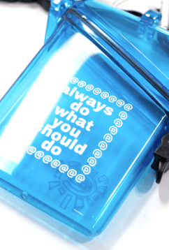 always do what you should do Always Case Clear Blue Size ONE SIZE - 2 Thumbnail