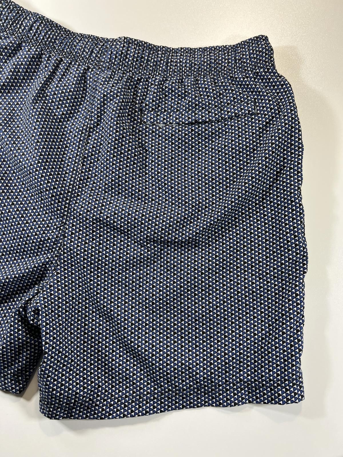 Unknown London Nautica Men's Navy Patterned Swim Shorts L Size US 34 / EU 50 - 6 Thumbnail