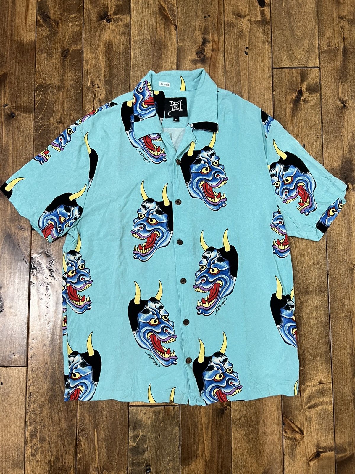 Vintage Ed Hardy Short sleeve button up shirt