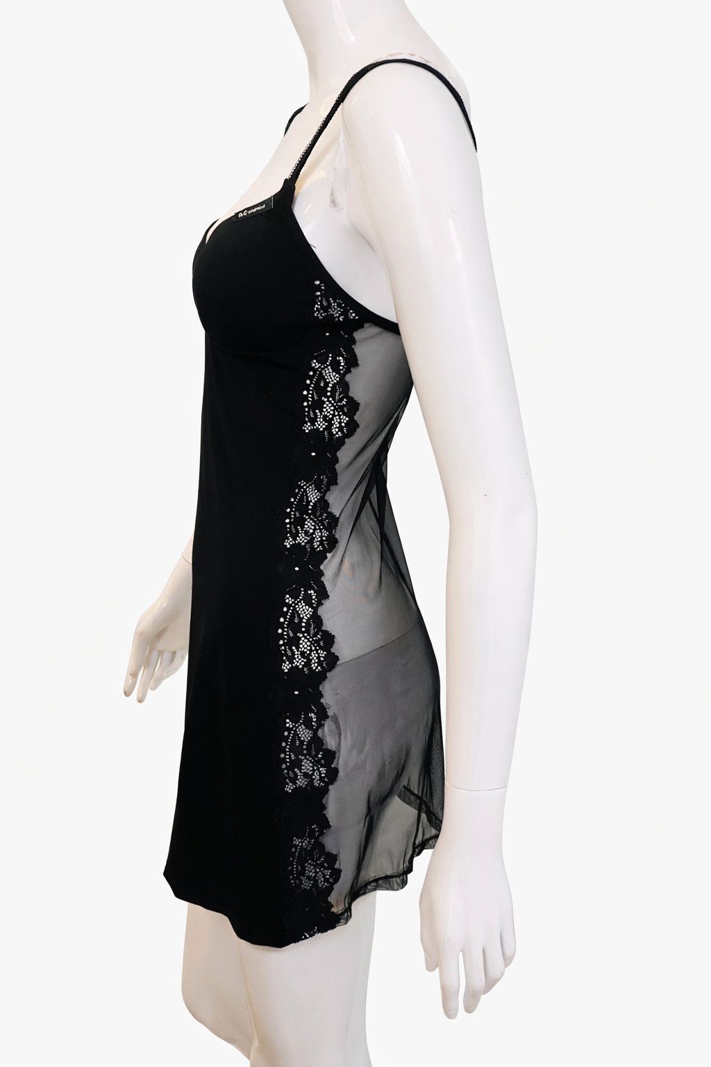 Dolce & Gabbana Dolce & Gabbana Slip Transparent Mesh Lace D&G Sheer Dress Size M / US 6-8 / IT 42-44 - 2 Thumbnail