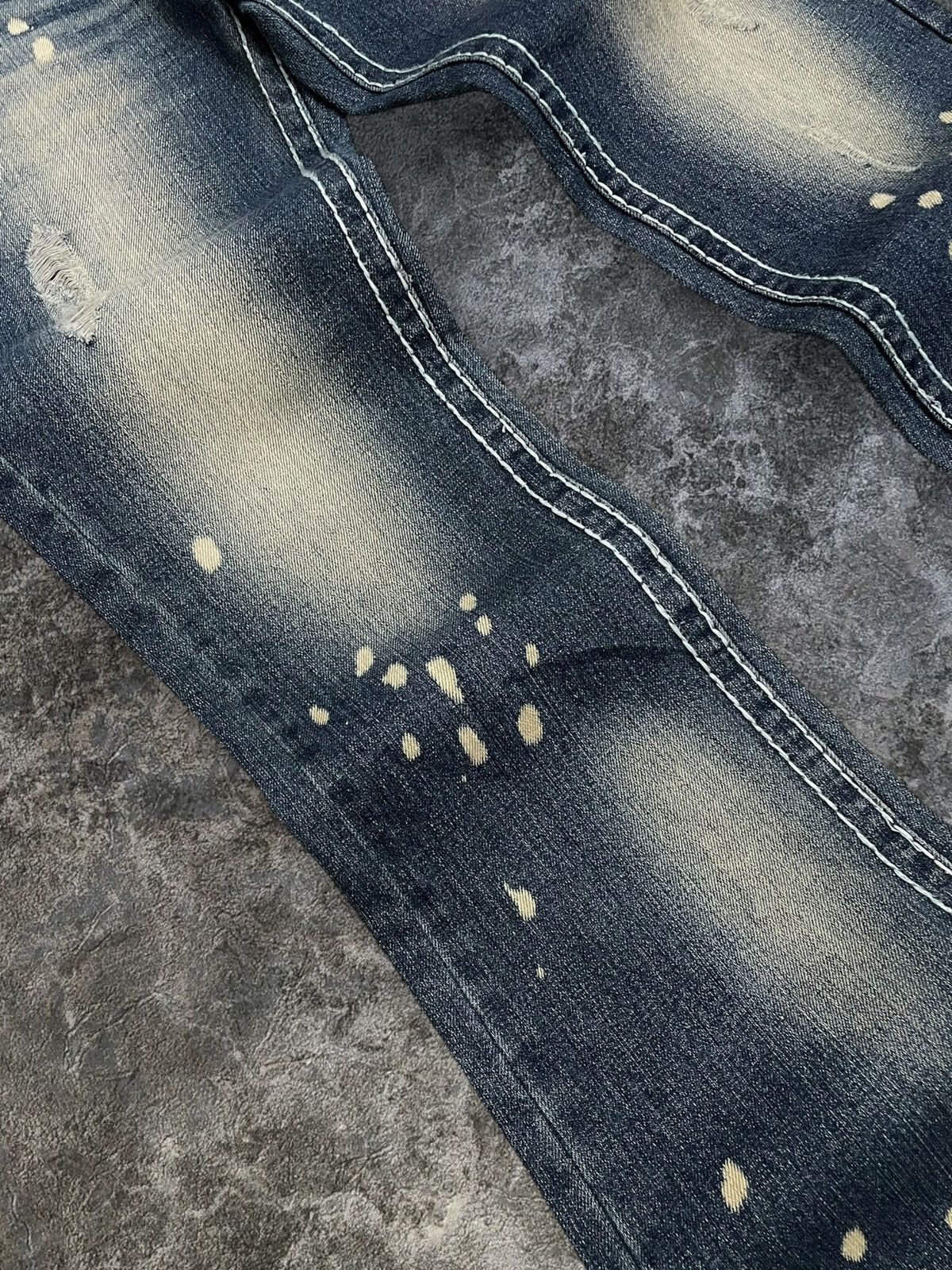 Tornado Mart Vintage Japan Designer Meteor Distressed Flared Iconic Denim Size US 32 / EU 48 - 4 Thumbnail