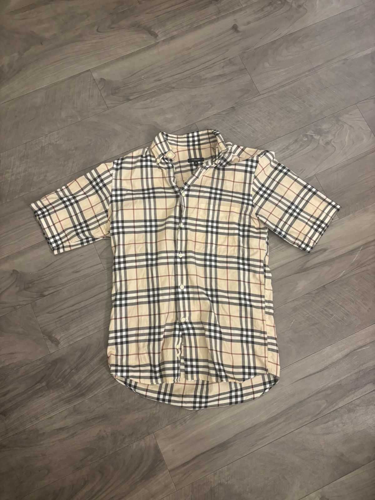 Burberry Burberry Mens Button Up Size US S / EU 44-46 / 1 - 1 Thumbnail