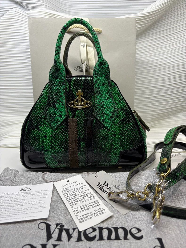 Vivienne Westwood Vivienne Westwood size os Green bowling bag with snake year Size ONE SIZE - 7 Thumbnail
