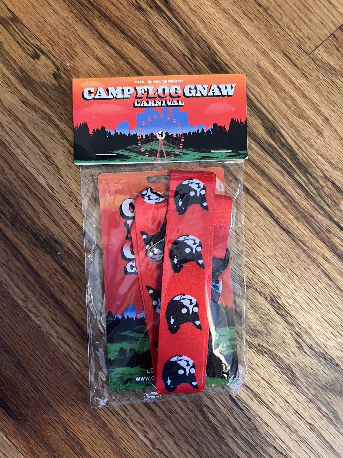 Golf Wang Golf Wang Camp Flog Gnaw Lanyard and badge Grailed